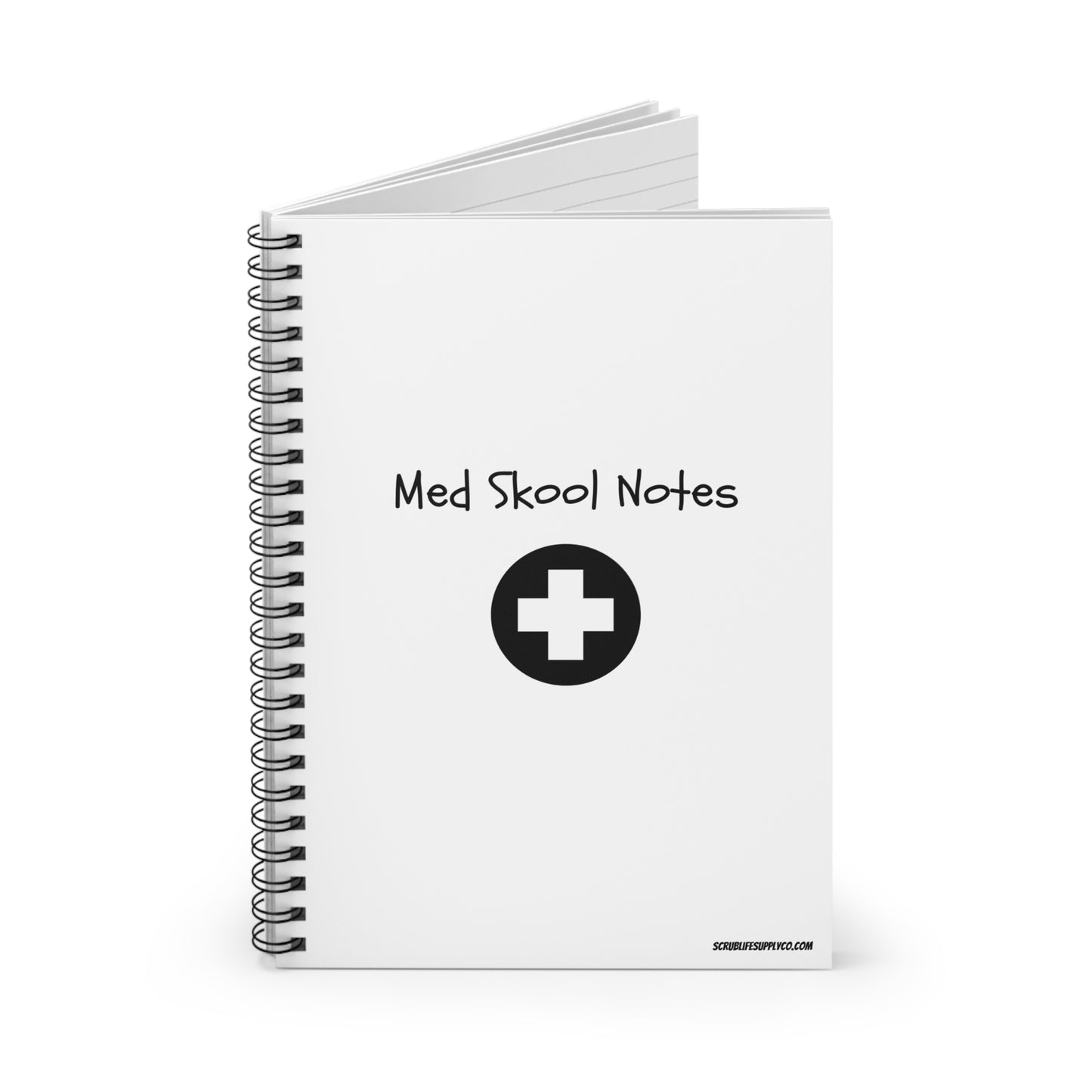 "Med Skool" Notes Spiral Notebook